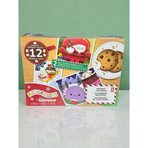 Squishmallows Micromallow Advent Calendar 2025 - 12 Mini Holiday Plush - Picture 1 of 4